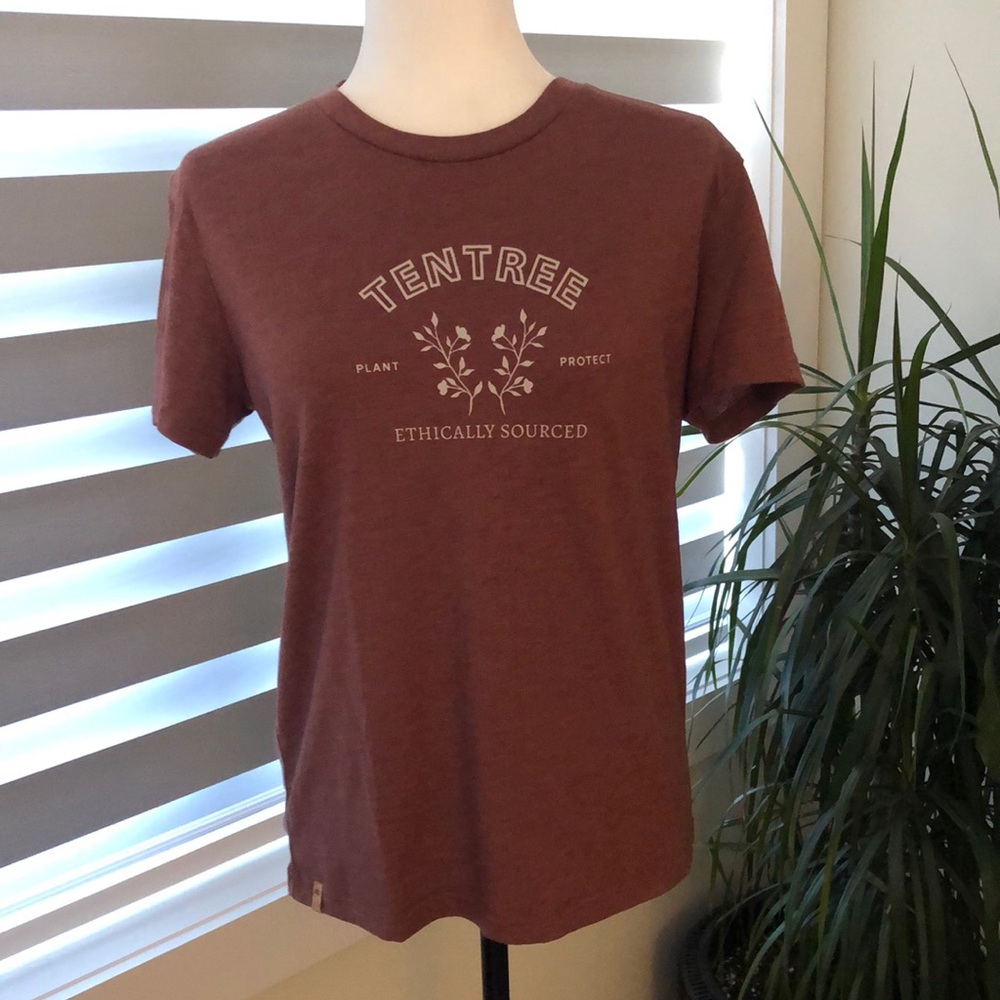 Tentree Ladies Short Sleeve T-shirt, Size Sm Super Soft Beautiful Colour